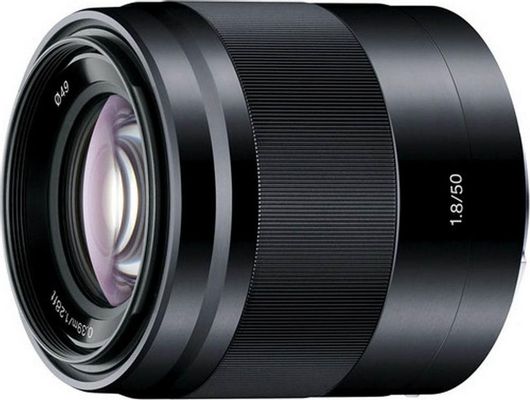 Crop Φωτογραφικός Φακός Sony 50mm f / 1.8 OSS Σταθερός για Sony E Mount Black
