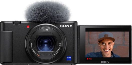 Compact Φωτογραφική Μηχανή Sony ZV-1 20.1MP Οπτικού Ζουμ 2.7x με Οθόνη 3" & Ανάλυση Video 4K UHD Μαύρο