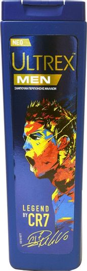 Σαμπουάν Ultrex Men Legend by CR7 κατά της Πιτυρίδας για Όλους τους Τύπους Μαλλιών 360ml