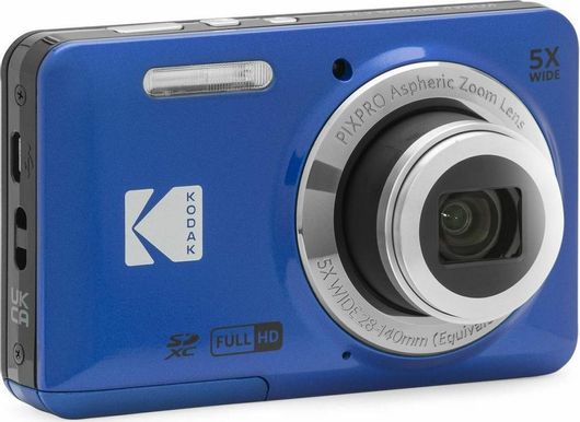 Compact Φωτογραφική Μηχανή Kodak Pixpro FZ55 16MP Οπτικού Ζουμ 5x με Οθόνη 2.7" Μπλε