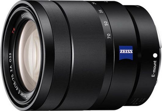 Crop Φωτογραφικός Φακός Sony 16-70 mm F4 ZA OSS Vario-Tessar T* E Standard Zoom για Sony E Mount Black