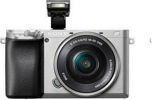 Mirrorless Φωτογραφική Μηχανή Sony α6100 Crop Frame Kit E PZ 16-50mm F3.5-5.6 OSS Silver