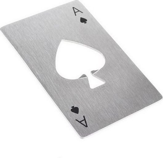 Ανοιχτήρι Out of The Blue Tραπουλόχαρτο Μέταλλο Ασημί