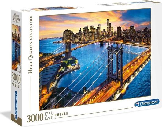 Παζλ Clementoni New York 2D 3000 Κομμάτια για 10+ Ετών