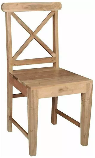 Καρέκλες Κουζίνας Woodwell Kika Ξύλινες Φυσικό 2τμχ 46x50x94cm