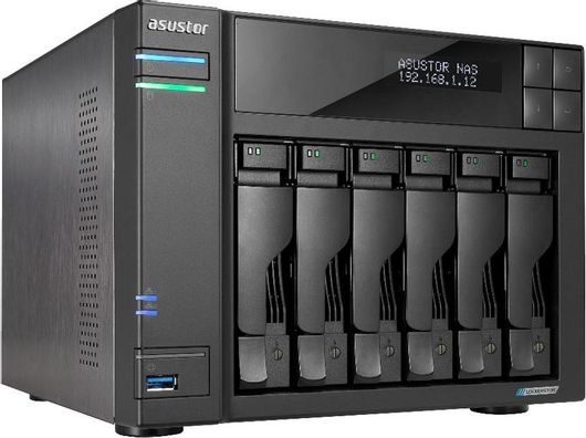 Tower NAS Asustor Lockerstor 6 Gen2 AS6706T με 6 θέσεις για HDD / M.2 / SSD & 2 θύρες Ethernet