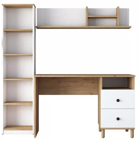 Φοιτητικό Πακέτο Επίπλων Γραφείου Pakoworld Goldie 182-000059 Σετ 3τμχ