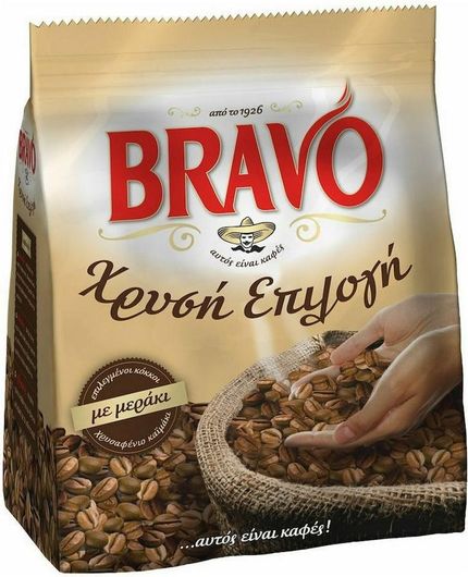 Ελληνικός Καφές Bravo Arabica Χρυσή Επιλογή 194gr