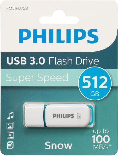 Philips Snow Edition 512GB USB 3.0 Stick Πράσινο