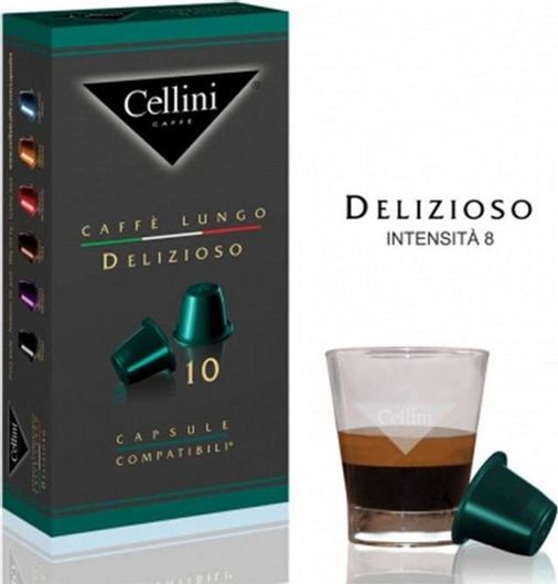 Κάψουλες Espresso Cellini Delizioso Συμβατές με Μηχανή Nespresso 10caps