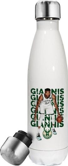 Μπουκάλι Θερμός Koupakoupa Γιάννης Αντετοκούνμπο Διπλού Τοιχώματος Inox 500ml Λευκό