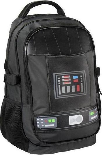 Σχολική Τσάντα Πλάτης Δημοτικού Cerda Star Wars 31x24x47cm Μαύρο