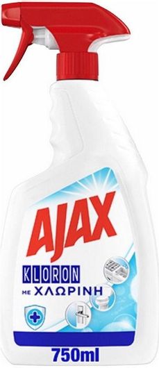 Καθαριστικό Γενικής Χρήσης Ajax Kloron Spray με Απολυμαντική Δράση με Χλωρίνη 750ml