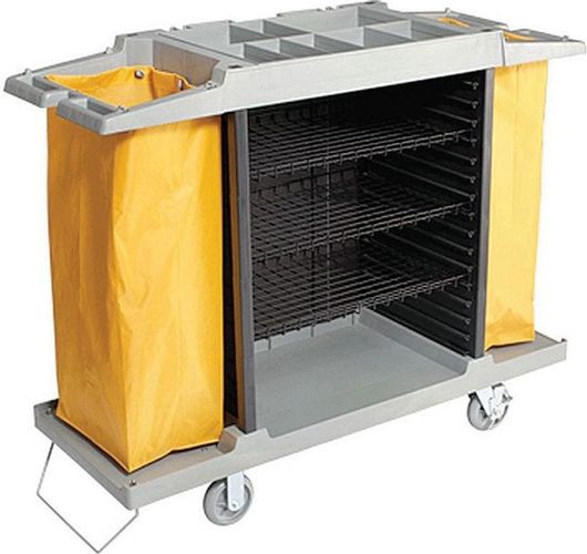 Ξενοδοχειακό Καρότσι Καμαριέρας Delta Cleaning Μεταλλικό Π150xΒ54xΥ120cm ΚΞ04