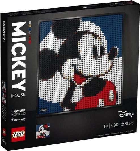 Lego Art Disney Mickey Mouse Poster για 18+ Ετών