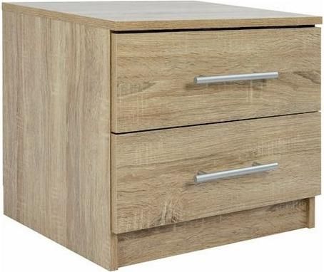 Κομοδίνο HomeMarkt Ξύλινο 48x40x42cm Μαύρο