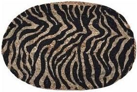 Χαλί Pennie Gimlet Καλοκαιρινό Στρογγυλό Ψάθινο 7 με Διάμετρο 40cm Καφέ