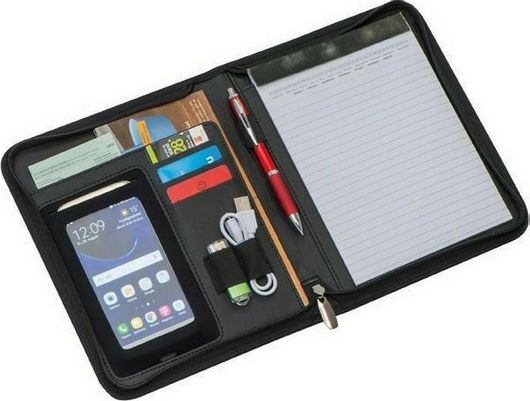 Ντοσιέ Next Δίφυλλο Συνεδρίου για Χαρτί A5 Μαύρο