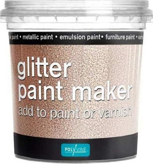 Χρώμα Τεχνοτροπίας Polyvine Glitter Paint Maker 0.075kg Rainbow