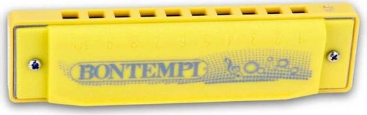 Φυσαρμόνικα Bontempi με 10 Νότες Πλαστικό Κίτρινο για 3+ Ετών