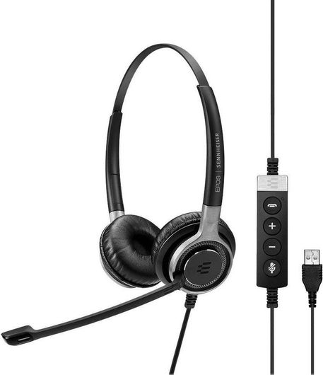 Multimedia Headset Epos Impact Sc 660 USB Ml On Ear με Μικρόφωνο & Σύνδεση USB-A Μαύρο