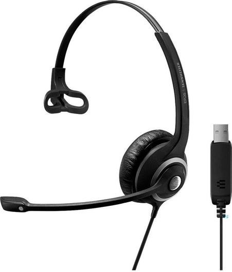 Multimedia Headset Epos Impact Sc230 On Ear με Μικρόφωνο & Σύνδεση USB-A Μαύρο