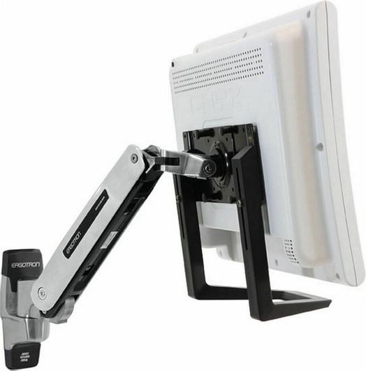 Βάση Οθόνης Υπολογιστή Ergotron Επιτοίχια Βραχίονας έως 32" Μαύρο