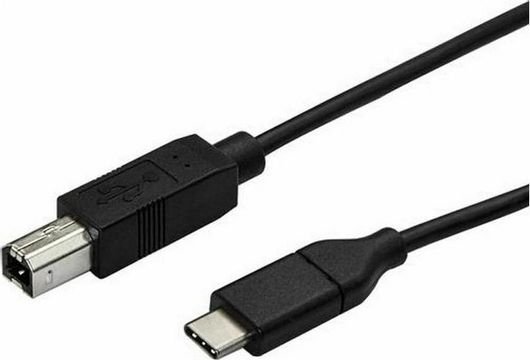 StarTech USB 2.0 Cable USB-C male - USB-B male Μαύρο 0.5m USB2CB50CM