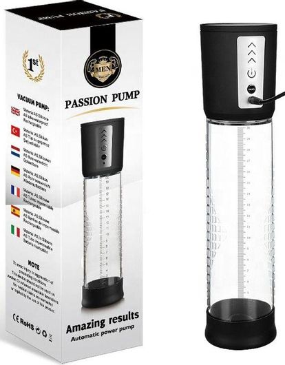 Επαναφορτιζόμενη Αντλία Μεγέθυνσης Πέους 20x6cm