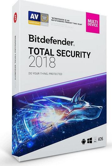 Total Security BitDefender Multi Device για 10 Συσκευές & 1 Έτος Χρήσης