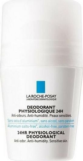 Αποσμητικό La Roche Posay Physiological Φυσικό 24h σε Roll-On Χωρίς Αλουμίνιο 50ml