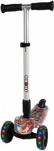 Παιδικό Πατίνι AS Αναδιπλούμενο Shoko Twist & Roll X-Speed Light Τρίτροχο για 5+ Ετών Λευκό