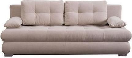 Καναπές Fylliana Τριθέσιος Κρεβάτι με Αποθηκευτικό Χώρο Tivoli Μπεζ 206x99cm