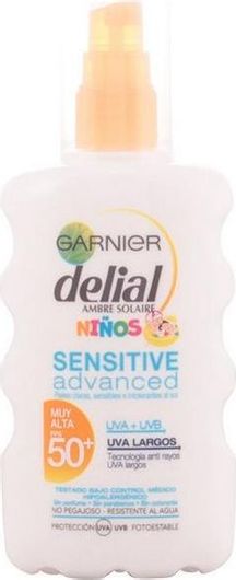 Παιδικό Αντηλιακό Garnier Spray Ambre Solaire Sensitive Advanced SPF50 200ml