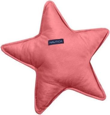 Βρεφικό Διακοσμητικό Μαξιλάρι Κούνιας Nautica Αστέρι 37x37cm Κοραλί