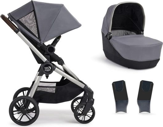 Πολυκαρότσι Baby Jogger City Sights 2 σε 1 Dark Slate