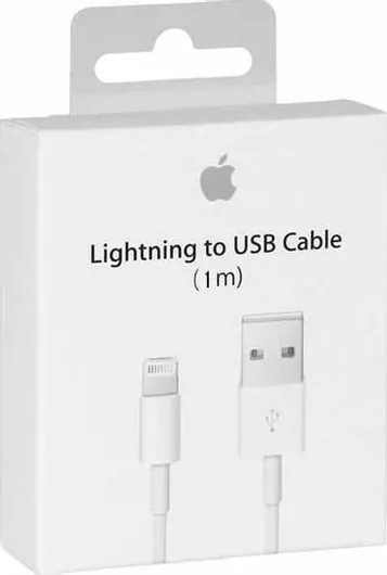 Καλώδιο Apple MQUE2ZM / A USB-A σε Lightning 1m Λευκό