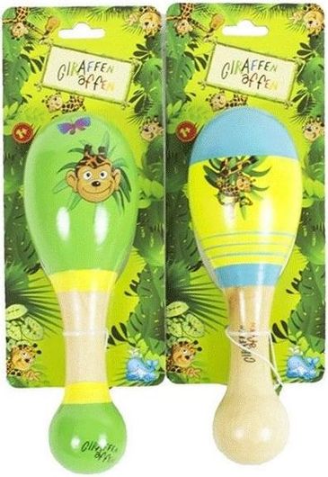 Μαράκες ToiToys Ξύλινες Beluga Καμηλοπάρδαλη