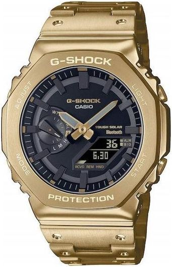 Ανδρικό Ρολόι Casio GM-B2100GD-9AER με Μεταλλικό Μπρασελέ Χρυσό