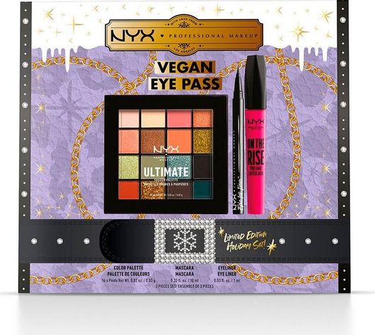 Σετ Μακιγιάζ Nyx Professional Makeup Vegan Eye Pass για τα Μάτια 3τμχ