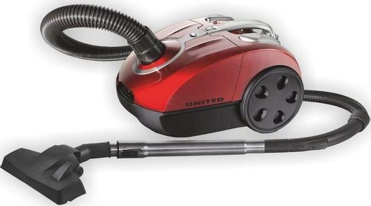 Ηλεκτρική Σκούπα United VC-1165 ECO 700W με Σακούλα 2lt Κόκκινο