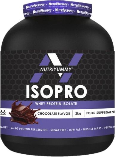 Πρωτεΐνη Ορού Γάλακτος Nutriyummy Isopro με Γεύση Σοκολάτα 2kg