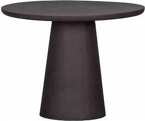 Τραπέζι Τραπεζαρίας Damon Στρογγυλό Κεραμικό 100x100x76cm Γκρι