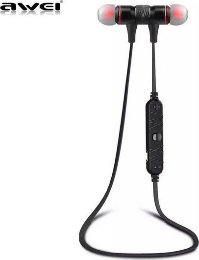 Bluetooth Handsfree Awei A920BL In-ear με Αντοχή στον Ιδρώτα Μαύρο