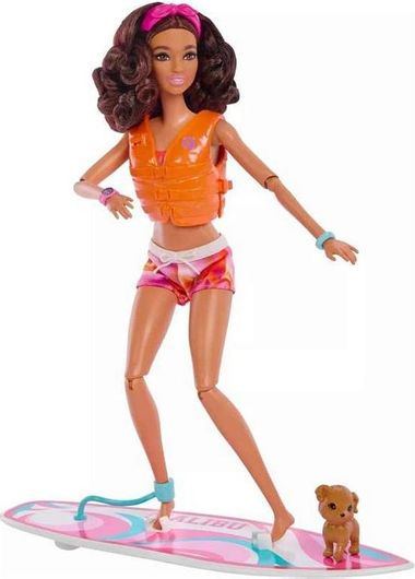 Κούκλα Barbie Mattel Beach Surfer για 3+ Ετών