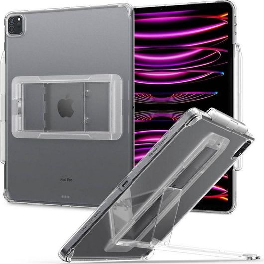 Θήκη Tablet Spigen Back Cover για Apple iPad Pro 12.9" Σιλικόνη Stand Διάφανο