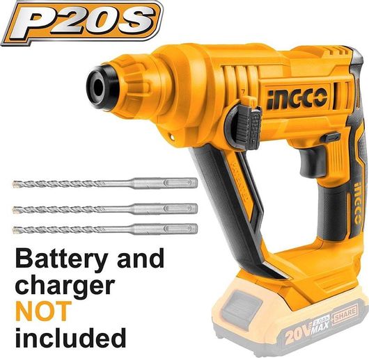 Κρουστικό Σκαπτικό Ingco CRHLI1601 Μπαταρίας 20V Solo με SDS Plus