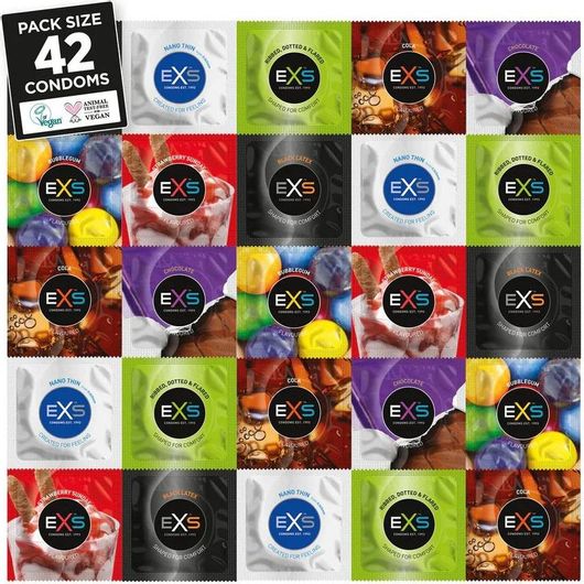 Προφυλακτικά EXS Variety Pack Condoms MIX 42τμχ