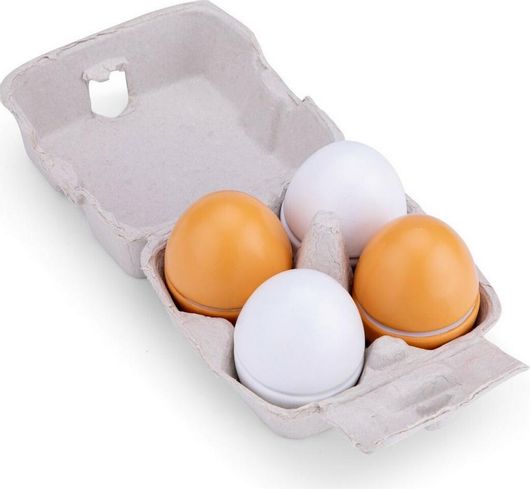 Παιχνίδι Μινιατούρα New Classic Toys Σέτ Αυγά από Ξύλο 4τμχ