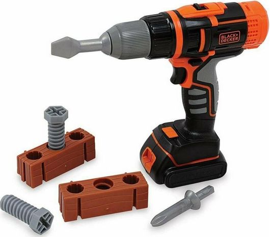 Παιχνίδι Μινιατούρα Smoby Παιδικά Εργαλεία Black & Decker Τρυπάνι για 3+ Ετών
